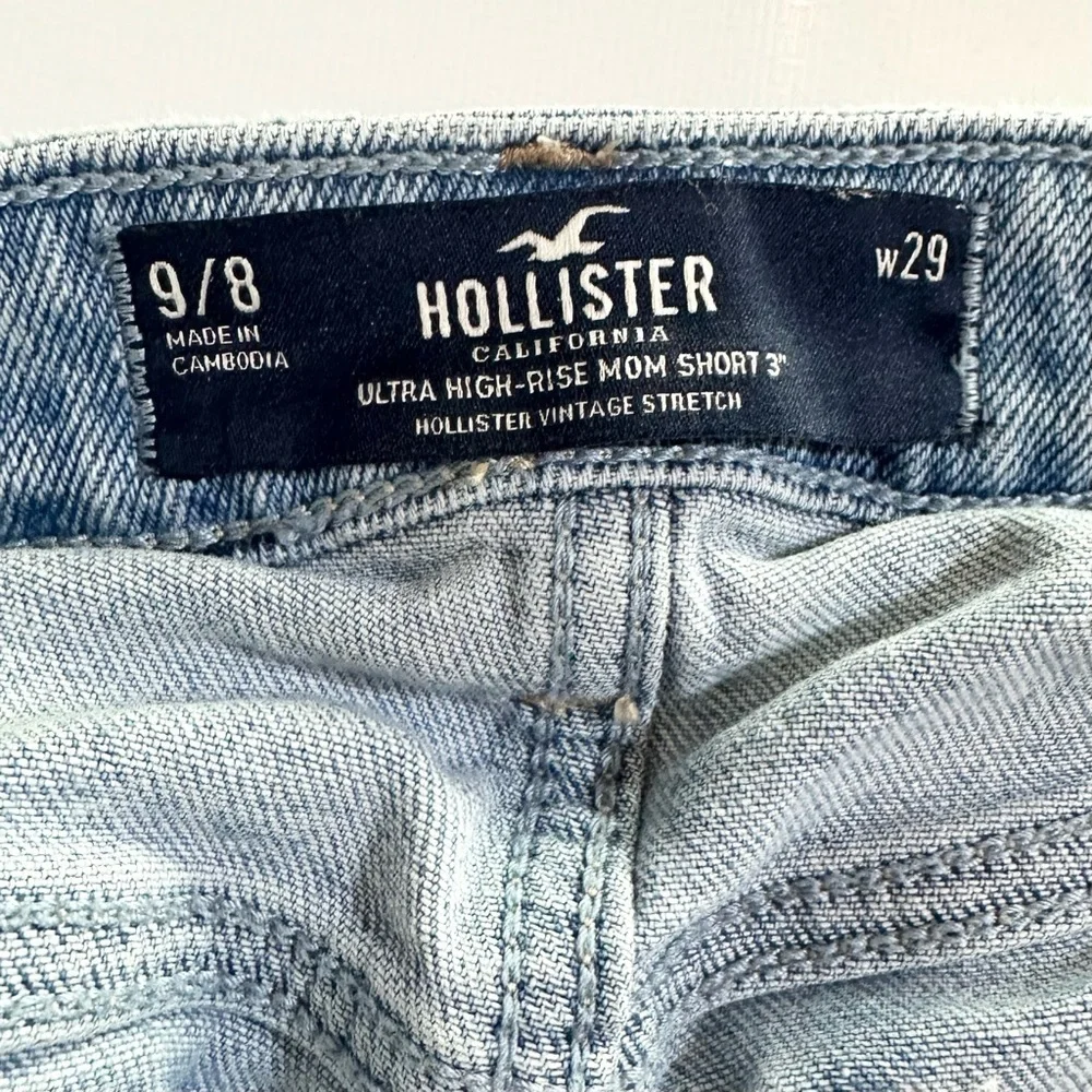 Hollister Light Blue Denim Jean Shorts